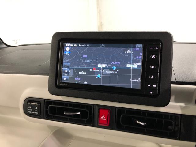 ムーヴキャンバスストライプスGターボ 走行6645キロ/ナビ/ドラレコ一年保証・走行距離無制限走行6645キロ フルセグナビ ブルートゥース バックカメラ ドラレコ ETC クリアランスソナー オートライト LEDヘッドライト シートヒーター 両側電動スライドドア(埼玉県)の中古車