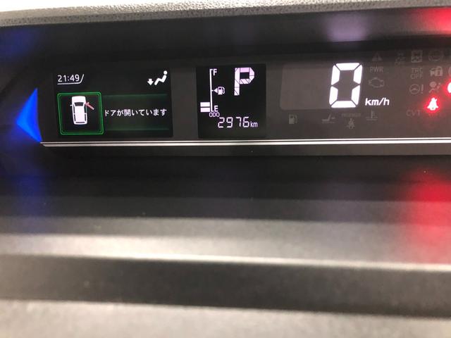 タントカスタムＸ　走行２９７６キロ／シートヒーター／オートライト一年保証・走行距離無制限　走行２９７６キロ　サイドエアバック　クリアランスソナー　オートマチックハイビーム　オートライト　ＬＥＤヘッドライト　ベンチシート　シートヒーター　両側電動スライドドア（埼玉県）の中古車