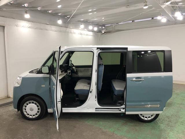 ムーヴキャンバスストライプスG 走行9314キロ/シートヒーター/純正マット1年保証距離無制限 走行距離9314キロ 純正マット サイドエアバッグ LEDヘッドランプ アイドリングストップ シートヒーター 両側電動スライドドア オート格納式ドアミラー 電動パーキングブレーキ(埼玉県)の中古車