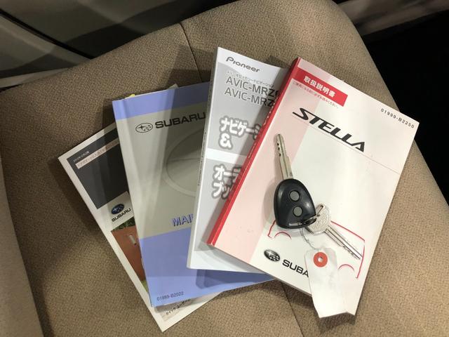 ステラＬ　走行１２３５６２キロ／車検整備付／ワンセグナビ一年保証・走行距離無制限走行１２３５６２キロ　車検整備付　ワンセグナビ　アイドリングストップ　ベンチシート　助手席エアバック　電動格納式ドアミラー（埼玉県）の中古車