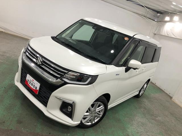 ソリオハイブリッドＭＺ　走行１４９５９キロ／フルセグナビ／ドラレコ１年保証距離無制限　走行距離１４９５９キロ　フルセグナビ　全周囲カメラ　ドラレコ　純正マット　サイドエアバッグ　ＬＥＤヘッドランプ　アイドリングストップ　両側電動スライドドア　電動格納式ドアミラー（埼玉県）の中古車