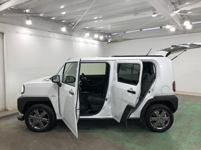 タフトGダーククロムベンチャー 走行5977キロ/クリアランスソナ一年保証・走行距離無制限 走行5977キロ サイドエアバック クリアランスソナー オートマチックハイビーム オートライト LEDヘッドライト ベンチシート シートヒーター(埼玉県)の中古車