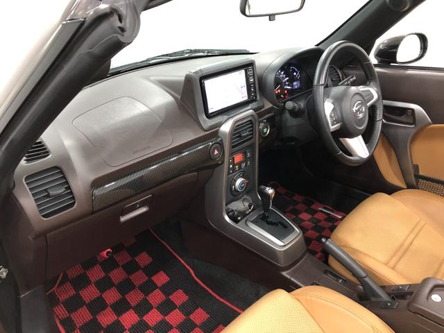 コペンローブ　車検Ｒ９．１２　純正ナビ／ＣＶＴ／修復歴あり一年保証・走行距離無制限走行９６３６６キロ　左リア修復歴あり　純正ワンセグナビ　運転席助手席エアバック　純正カーペットマット　ＬＥＤヘッドライト　アイドリングストップ（埼玉県）の中古車