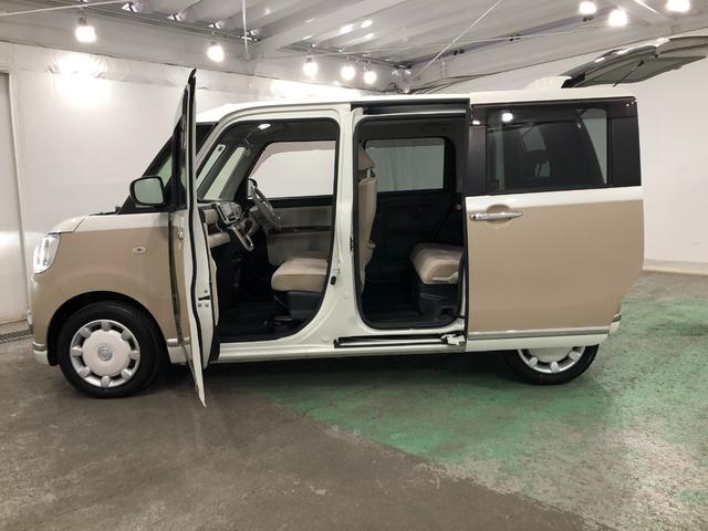 ムーヴキャンバスＧメイクアップＶＳ・ＳＡ３　８型ナビ　全周囲カメラ　ドラレコ純正フルセグナビ　パノラマモニター　ドラレコ　純正マット　サイドエアバッグ　ＬＥＤヘッドランプ　アイドリングストップ　シートヒーター　両側電動スライドドア　１年保証距離無制限　走行距離２７９３９キロ（埼玉県）の中古車