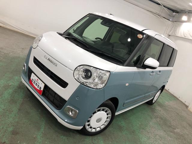 ムーヴキャンバスストライプスＧターボ　修復歴　９型ナビ　ドラレコ　Ｂモニターフルセグナビ　バックカメラ　ドラレコ　ＥＴＣ　オートライト　ＬＥＤヘッドライト　電動パーキングブレーキ　シートヒーター　キーフリー　両側電動スライドドア　一年保証・走行距離無制限走行４５３１８キロ（埼玉県）の中古車