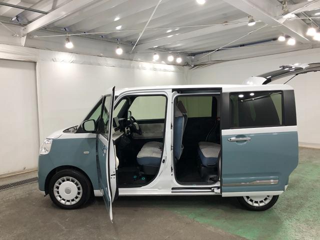 ムーヴキャンバスストライプスＧターボ　修復歴　９型ナビ　ドラレコ　Ｂモニターフルセグナビ　バックカメラ　ドラレコ　ＥＴＣ　オートライト　ＬＥＤヘッドライト　電動パーキングブレーキ　シートヒーター　キーフリー　両側電動スライドドア　一年保証・走行距離無制限走行４５３１８キロ（埼玉県）の中古車