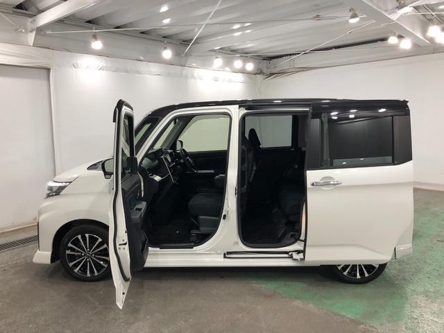 トールカスタムＧ　ターボ　走行２２９４０キロ／後席モニター／ナビ一年保証・走行距離無制限走行２２９４０キロ　フルセグナビ　バックカメラ　ドラレコ　後席モニター　オートライト　ＬＥＤヘッドライト　シートヒーター　両側電動スライドドア（埼玉県）の中古車