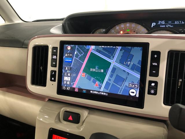 ムーヴキャンバスＧメイクアップＶＳ　ＳＡIII　走行６５７１キロ／８型ナビ一年保証・走行距離無制限走行６５７１キロ　フルセグナビ　ブルートゥース　全周囲カメラ　ドラレコ　サイドエアバック　オートライト　ＬＥＤヘッドライト　両側電動スライドドア（埼玉県）の中古車