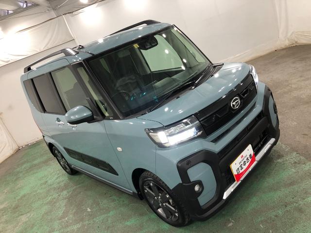 タントファンクロスターボ 走行57457キロ/車検整備付一年保証・走行距離無制限 走行57457キロ サイドエアバック クリアランスソナー オートマチックハイビーム オートライト LEDヘッドライト ベンチシート シートヒーター 両側電動スライドドア(埼玉県)の中古車