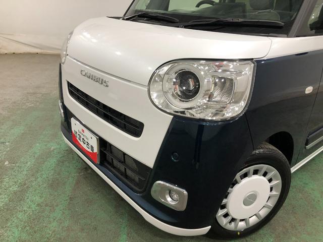 ムーヴキャンバスストライプスGターボ 走行2711キロ/全周囲カメラドラレコ1年保証距離無制限 走行距離2711キロ ディスプレイオーディオ パノラマモニター ドラレコ サイドエアバッグ LEDヘッドランプ アイドリングストップ シートヒーター 両側電動スライドドア(埼玉県)の中古車