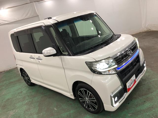 タントカスタムＲＳ　トップエディションＳＡII　走行２７０３７キロ一年保証・走行距離無制限走行２７０３７キロ　助手席エアバック　純正カーペットマット　オートライト　ＬＥＤヘッドライト　アイドリングストップ　両側電動スライドドア（埼玉県）の中古車