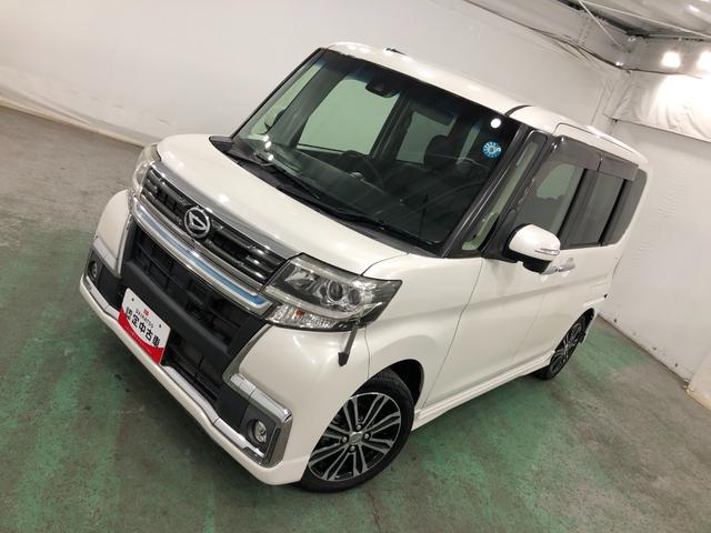 タントカスタムＲＳ　トップエディションＳＡII　走行２７０３７キロ一年保証・走行距離無制限走行２７０３７キロ　助手席エアバック　純正カーペットマット　オートライト　ＬＥＤヘッドライト　アイドリングストップ　両側電動スライドドア（埼玉県）の中古車