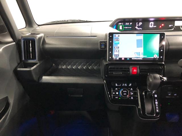 タントカスタムＲＳ　走行７４６３４キロ／ナビ／ドラレコ／ＥＴＣ一年保証・走行距離無制限走行７４６３４キロ　フルセグナビ　ブルートゥース　全周囲カメラ　ドラレコ　クリアランスソナー　ＬＥＤヘッドライト　シートヒーター　両側電動スライドドア（埼玉県）の中古車