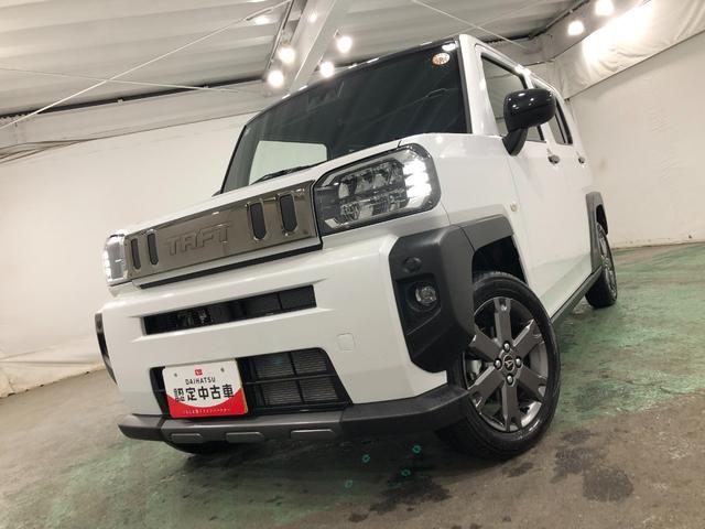 タフトGターボ ダーククロムベンチャー 走行4218キロ/マット純正マット サイドエアバッグ LEDヘッドランプ アイドリングストップ シートヒーター オート格納式ドアミラー プッシュボタンスタート 電動パーキングブレーキ1年保証距離無制限 走行距離4218キロ(東京都)の中古車