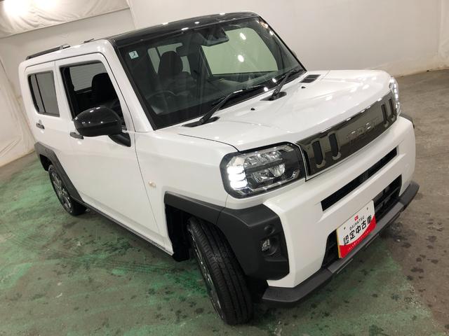 タフトGターボ ダーククロムベンチャー 走行4218キロ/マット純正マット サイドエアバッグ LEDヘッドランプ アイドリングストップ シートヒーター オート格納式ドアミラー プッシュボタンスタート 電動パーキングブレーキ1年保証距離無制限 走行距離4218キロ(東京都)の中古車