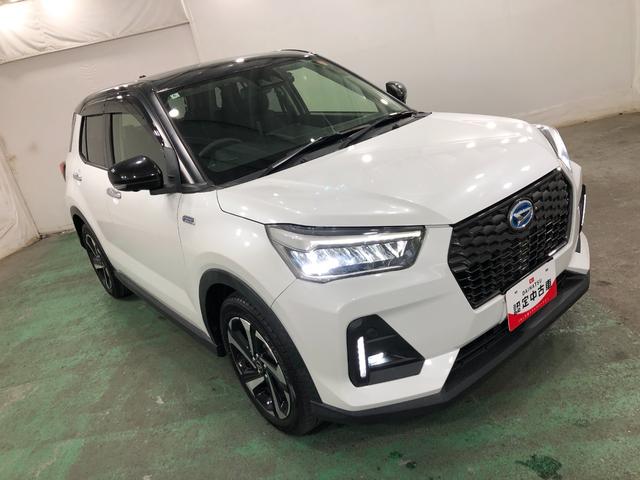 ロッキープレミアムＧ　ＨＥＶ　走行７４４９キロ／ナビ／ドラレコ一年保証・走行距離無制限走行７４４９キロ　フルセグナビ　ブルートゥース　全周囲カメラ　ドラレコ　クリアランスソナー　オートライト　ＬＥＤヘッドライト　シートヒーター（埼玉県）の中古車