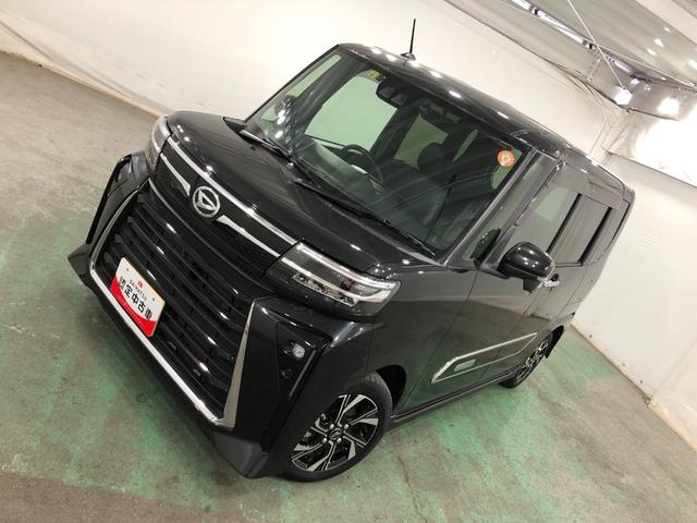 タントカスタムＸ　走行５５６０５キロ／後席モニター／大型ナビ一年保証・走行距離無制限走行５５６０５キロ　フルセグナビ　ブルートゥース　全周囲カメラ　ドラレコ　後席モニター　ＥＴＣ　クリアランスソナー　ＬＥＤヘッドライト　シートヒーター　両側電動スライドドア（埼玉県）の中古車