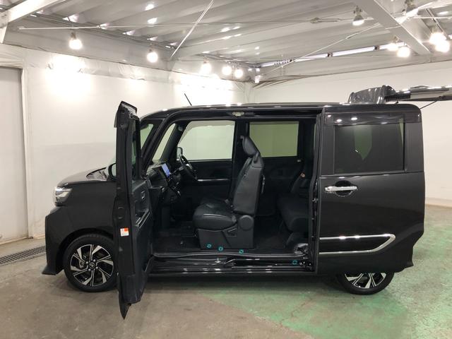 タントカスタムＸ　走行５５６０５キロ／後席モニター／大型ナビ一年保証・走行距離無制限走行５５６０５キロ　フルセグナビ　ブルートゥース　全周囲カメラ　ドラレコ　後席モニター　ＥＴＣ　クリアランスソナー　ＬＥＤヘッドライト　シートヒーター　両側電動スライドドア（埼玉県）の中古車