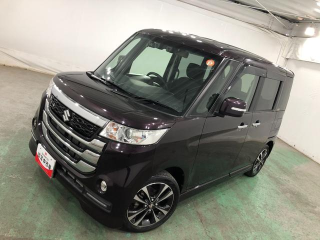 スペーシアカスタムＺターボ　走行１７４５４キロ／タイヤ４本交換／ナビ／ドラレコ一年保証・走行距離無制限走行１７４５４キロ　タイヤ４本交換　フルセグナビ　ブルートゥース　バックカメラ　ドラレコ　オートライト　ＬＥＤヘッドライト　両側電動スライドドア（埼玉県）の中古車