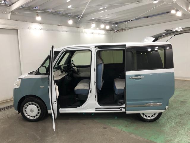 ムーヴキャンバスストライプスＧ　走行１１６２１キロ／車検整備付／ナビドラレコ一年保証・走行距離無制限走行１１６２１キロ　車検整備付　フルセグナビ　ブルートゥース　バックカメラ　ドラレコ　ＥＴＣ　クリアランスソナー　オートライト　ＬＥＤヘッドライト　シートヒーター（埼玉県）の中古車