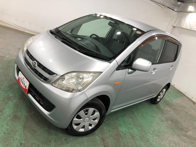 ムーヴＬ　車検整備付／ＭＴ車／走行３３２７４キロ／フルセグナビ１年保証距離無制限　走行距離３３２７４キロ　車検整備付　マニュアル車　助手席エアバッグ　フルセグナビ　ブルートゥース　純正カーペットマット　キーレスエントリー（埼玉県）の中古車