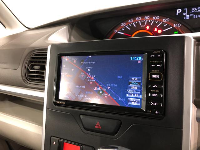 タントＸ　ＳＡ　車検整備付／ナビ／片側電動一年保証・走行距離無制限走行３５４６１キロ　車検整備付　ワンセグナビ　バックカメラ　オートライト　アイドリングストップ　片側電動スライドドア（埼玉県）の中古車