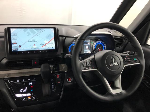 デリカミニT プレミアム 走行12844キロ/ナビ/全周囲カメラ一年保証・走行距離無制限走行12844キロ フルセグナビ ブルートゥース 全周囲カメラ クリアランスソナー オートライト LEDヘッドライトシートヒーター 両側電動スライドドア(埼玉県)の中古車