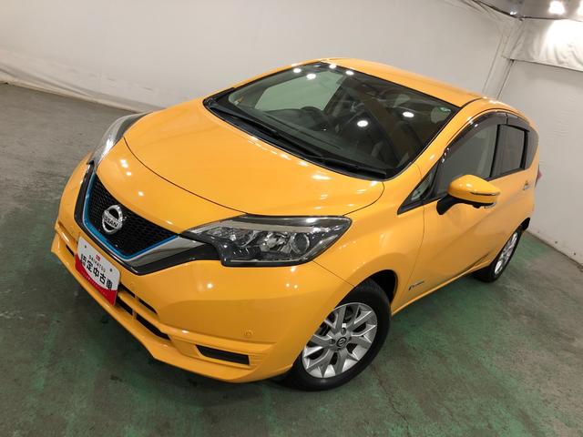 ノートｅ−パワー　Ｘ　走行３８９０１キロ／車検整備付／オートライト一年保証・走行距離無制限走行３８９０１キロ　車検整備付　助手席エアバック　純正カーペットマット　クリアランスソナー　オートライト（埼玉県）の中古車