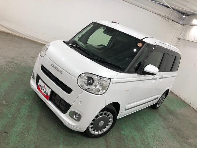 ムーヴキャンバスセオリーＧターボ　走行１６７８４キロ／ナビ／バックカメラ一年保証・走行距離無制限走行１６７８４キロ　フルセグナビ　バックカメラ　クリアランスソナー　オートライト　ＬＥＤヘッドライト　ベンチシート　シートヒーター　両側電動スライドドア（埼玉県）の中古車