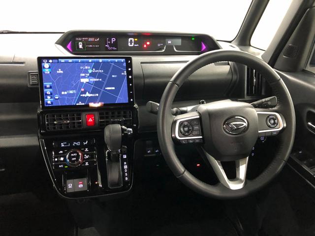 タントカスタムＲＳ　走行１０２４６キロ／車検整備付／ナビ／ドラレコ一年保証・走行距離無制限走行１０２４６キロ　車検整備付　フルセグナビ　ブルートゥース　全周囲カメラ　ドラレコ　ＥＴＣ　クリアランスソナー　オートライト　ＬＥＤヘッドライト　シートヒーター　両側電動スラ（埼玉県）の中古車