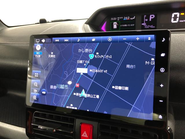 タントカスタムＲＳ　走行１０２４６キロ／車検整備付／ナビ／ドラレコ一年保証・走行距離無制限走行１０２４６キロ　車検整備付　フルセグナビ　ブルートゥース　全周囲カメラ　ドラレコ　ＥＴＣ　クリアランスソナー　オートライト　ＬＥＤヘッドライト　シートヒーター　両側電動スラ（埼玉県）の中古車