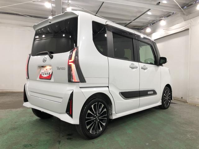 タントカスタムＲＳ　走行１０２４６キロ／車検整備付／ナビ／ドラレコ一年保証・走行距離無制限走行１０２４６キロ　車検整備付　フルセグナビ　ブルートゥース　全周囲カメラ　ドラレコ　ＥＴＣ　クリアランスソナー　オートライト　ＬＥＤヘッドライト　シートヒーター　両側電動スラ（埼玉県）の中古車