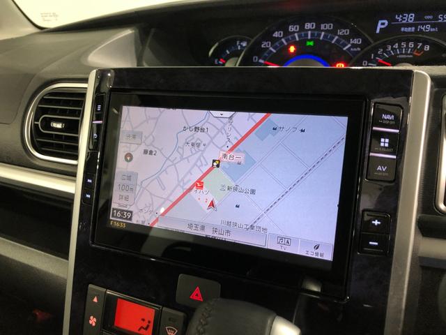 タントカスタムＲＳ　トップエディションＳＡIII　８型ナビドラレコ１年保証距離無制限　走行距離５９２５２キロ　純正フルセグナビバックカメラ　ドラレコ　純正マット　ＬＥＤヘッドランプ　アイドリングストップ　シートヒーター　両側電動スライドドア　オート格納式ドアミラー（埼玉県）の中古車