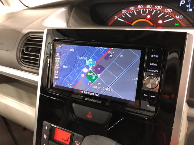 タントX SAIII 走行28289キロ/ナビ/後席モニター一年保証・走行距離無制限走行28289キロ フルセグナビ バックカメラ 後席モニター ETC オートライト シートヒーター 片側電動スライドドア(埼玉県)の中古車