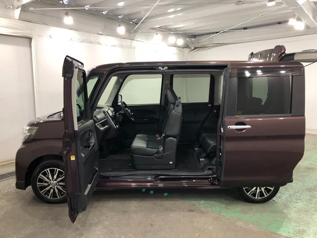 タントカスタムX トップエディションリミテッドSAIII/ナビ1年保証距離無制限 走行距離94444キロ フルセグナビ パノラマモニター ドラレコ 純正マット LEDヘッドランプ アイドリングストップ シートヒーター 両側電動スライドドア オート格納式ドアミラー(埼玉県)の中古車