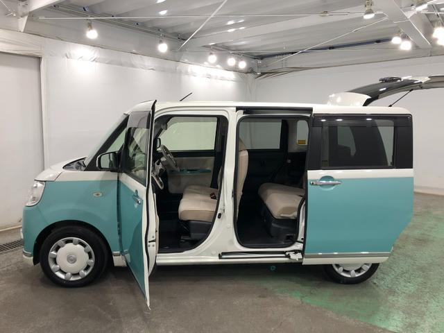 ムーヴキャンバスＧメイクアップリミテッド　ＳＡ３　走行１２７９５キロ／修復歴一年保証・走行距離無制限走行１２７９５キロ　修復歴　タイヤ４本交換　フルセグナビ　ブルートゥース　全周囲カメラ　ドラレコ　オートライト　ＬＥＤヘッドライト　両側電動スライドドア（埼玉県）の中古車