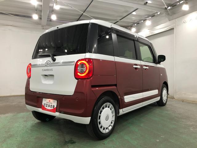 ムーヴキャンバスストライプスＧターボ　走行４９８４９キロ／ドラレコ／充電Ｑｉ１年保証距離無制限　走行４９８４９キロ　ディスプレイオーディオ　パノラマモニター　ドラレコ　純正マット　サイドエアバッグ　ＬＥＤヘッドランプ　アイドリングストップ　シートヒーター　両側電動スライドドア（埼玉県）の中古車