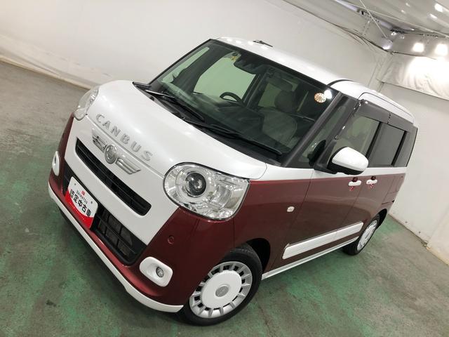 ムーヴキャンバスストライプスＧターボ　走行４９８４９キロ／ドラレコ／充電Ｑｉ１年保証距離無制限　走行４９８４９キロ　ディスプレイオーディオ　パノラマモニター　ドラレコ　純正マット　サイドエアバッグ　ＬＥＤヘッドランプ　アイドリングストップ　シートヒーター　両側電動スライドドア（埼玉県）の中古車