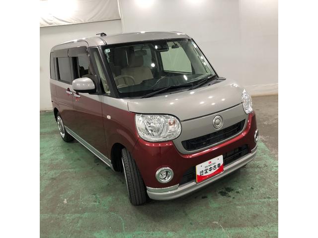 ムーヴキャンバスＸメイクアップリミテッド　ＳＡ３　走行５４５８３キロ／雹害一年保証・走行距離無制限走行５４５８３キロ　フルセグナビ　ＥＴＣ　全周囲カメラ　ドラレコ　オートライト　両側電動スライドドア（埼玉県）の中古車