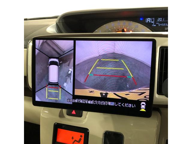 ムーヴキャンバスＸメイクアップリミテッド　ＳＡ３　走行５４５８３キロ／雹害一年保証・走行距離無制限走行５４５８３キロ　フルセグナビ　ＥＴＣ　全周囲カメラ　ドラレコ　オートライト　両側電動スライドドア（埼玉県）の中古車