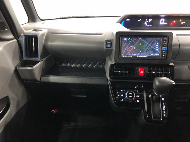 タントカスタムＸ　走行５１８２１キロ／フルセグナビ／全周囲カメラ１年保証距離無制限　走行距離５１８２１キロ　フルセグナビ　パノラマモニター　ブルートゥース　純正マット　サイドエアバッグ　ＬＥＤヘッドランプ　アイドリングストップ　両側電動スライドドア　キーフリー（埼玉県）の中古車