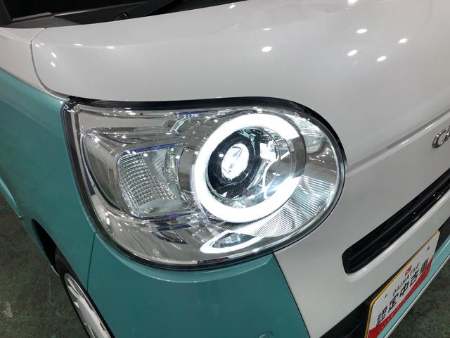 ムーヴキャンバスストライプスＧ　走行８６２３キロ／クリアランスソナー一年保証・走行距離無制限走行８６２３キロ　サイドエアバック　クリアランスソナー　オートライト　ＬＥＤヘッドライト　シートヒーター　両側電動スライドドア（埼玉県）の中古車