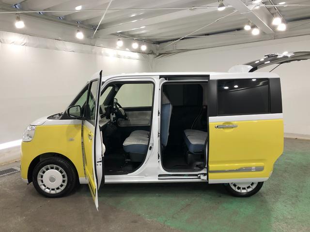 ムーヴキャンバスセオリーＧ　走行１０６キロ／９インチディスプレイオーディオ１年保証距離無制限　走行距離１０６キロ　ディスプレイオーディオ　バックカメラ　サイドエアバッグ　ＬＥＤヘッドランプ　アイドリングストップ　シートヒーター　両側電動スライドドア　電動パーキングブレーキ（埼玉県）の中古車