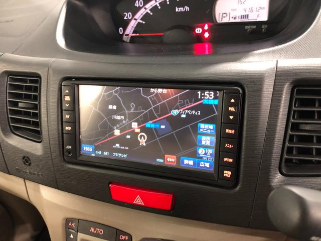 ムーヴＸリミテッド　走行４１６１２キロ／ワンセグナビ／バックカメラ１年保証距離無制限　走行距離４１６１２キロ　ワンセグナビ　バックカメラ　ドラレコ　純正マット　助手席エアバッグ　アイドリングストップ　電動格納式ドアミラー（埼玉県）の中古車