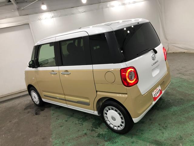 ムーヴキャンバスストライプスＧ　リースＵＰ　ＬＥＤヘッドライト　バックカメラ電動パーキングブレーキ　純正マット　サイドエアバッグ　ＬＥＤヘッドランプ　アイドリングストップ　シートヒーター　両側電動スライドドア　オート格納式ドアミラー　１年保証距離無制限　走行距離４８４１キロ（埼玉県）の中古車