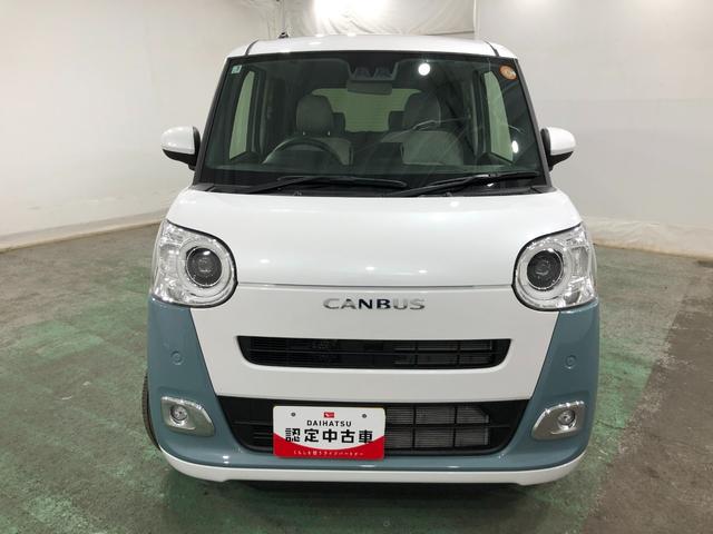 ムーヴキャンバスストライプスG リースUP LEDヘッドライト バックカメラ純正マット サイドエアバッグ LEDヘッドランプ アイドリングストップ シートヒーター 両側電動スライドドア プッシュボタンスタート 電動パーキングブレーキ 1年保証距離無制限 走行距離2735キロ(埼玉県)の中古車