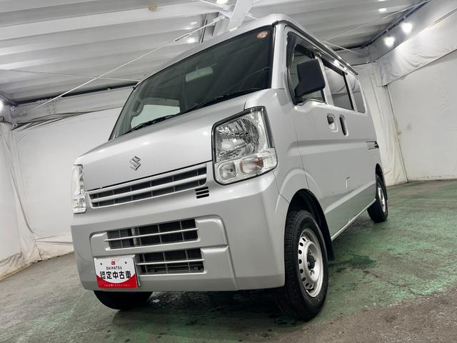 エブリイPC 走行63887キロ/車検整備付/雹害一年保証・走行距離無制限走行63887キロ 車検整備付 雹害 助手席エアバック 純正カーペットマット AMFMラジオ キーレス(埼玉県)の中古車