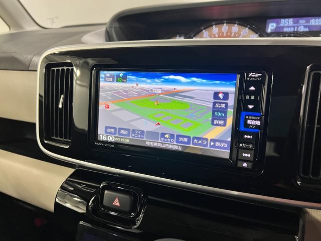 ムーヴキャンバスGブラックアクセントリミテッド SA3 走行16951キロ一年保証・走行距離無制限走行16951キロ 修復歴 フルセグナビ ETC ブルートゥース ドラレコ オートライト LEDヘッドライト 両側電動スライドドア(埼玉県)の中古車