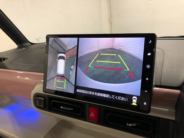 ムーヴキャンバスストライプスＧターボ　走行５２６４５キロ／ナビ／ドラレコ１年保証距離無制限　走行距離５２６４５キロ　純正フルセグナビ　バックカメラ　ドラレコ　純正マット　サイドエアバッグ　ＬＥＤヘッドランプ　アイドリングストップ　シートヒーター　両側電動スライドドア（埼玉県）の中古車