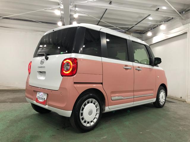 ムーヴキャンバスストライプスＧターボ　走行５２６４５キロ／ナビ／ドラレコ１年保証距離無制限　走行距離５２６４５キロ　純正フルセグナビ　バックカメラ　ドラレコ　純正マット　サイドエアバッグ　ＬＥＤヘッドランプ　アイドリングストップ　シートヒーター　両側電動スライドドア（埼玉県）の中古車